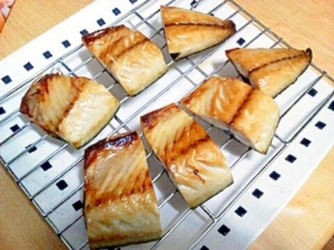 冷凍干物のオリーブオイル焼き